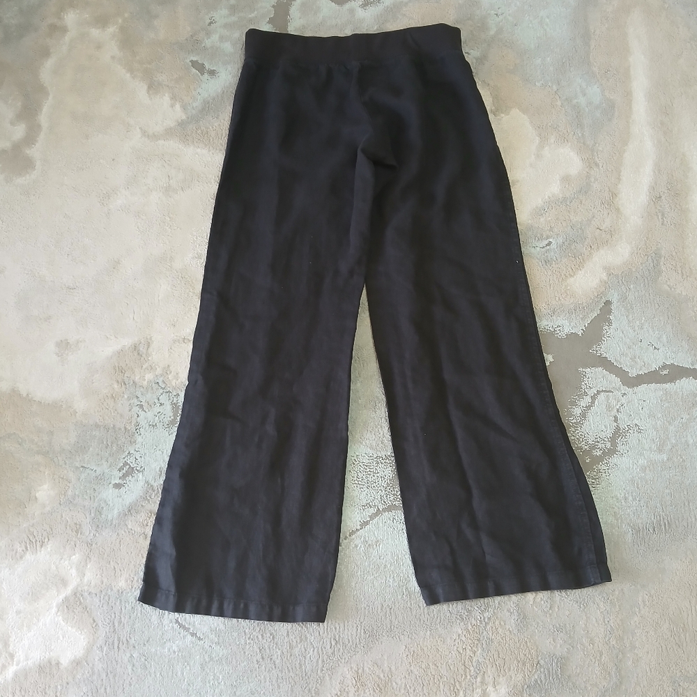Lilly Pulitzer Charcoal Wide Leg Pants - Picture 5 of 9